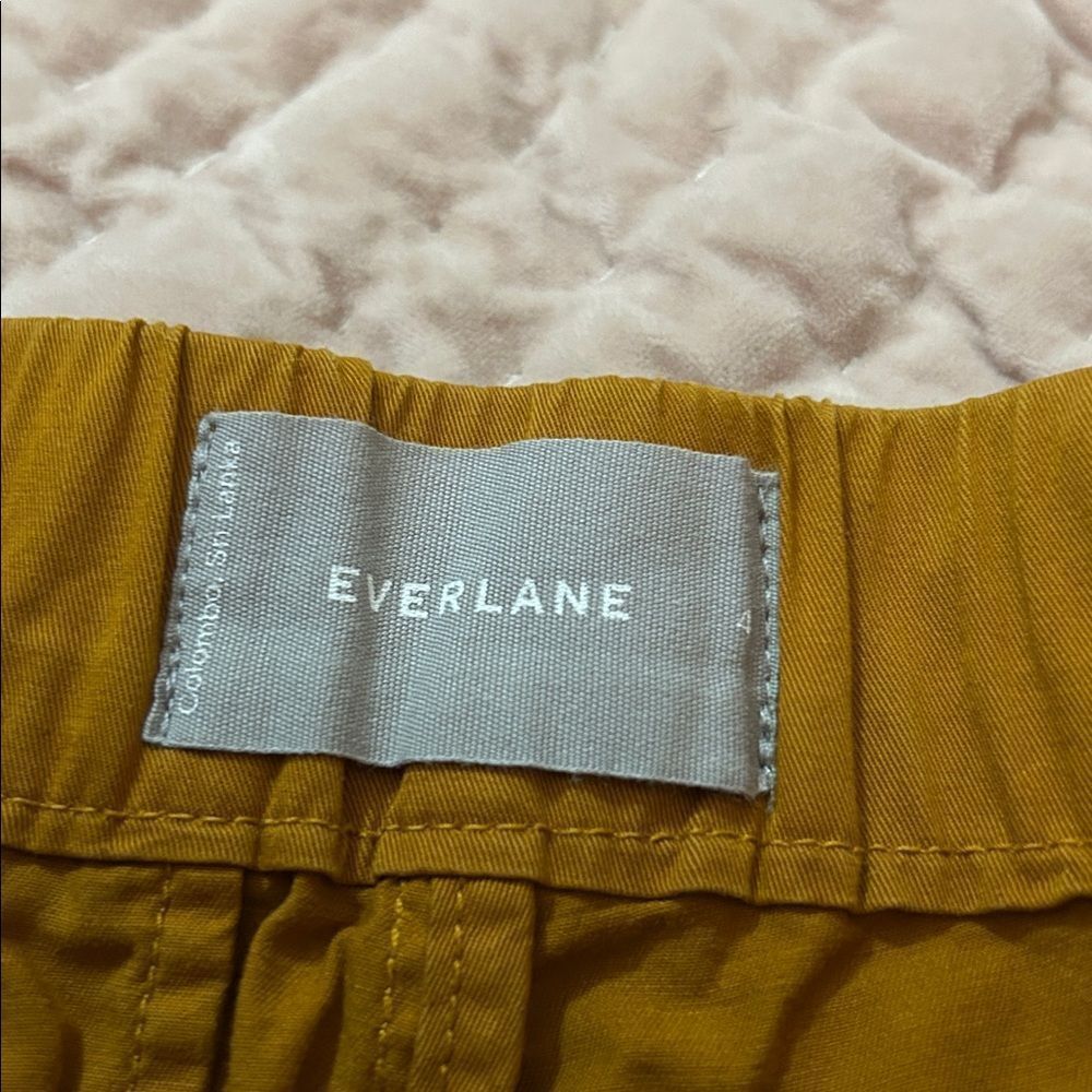 Everlane Golden Elastic Waist Shorts size 4 - Picture 3 of 9